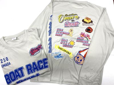 ★NEW★5250嶋田　有里選手・Omu女オリジナルロングTシャツ【Mサイズ/グレー】※サインなし