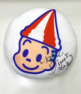 ★NEW★ミッドナイトボートレースin大村9優勝！3627井上　恵一選手サイン入りターンマーク坊やクッション