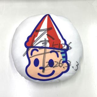 ★NEW★ルーキーシリーズ第4戦スカパー！・JLC杯～オール進入固定～ 優勝！5126山下　大輝選手サイン入りターンマーク坊やクッション