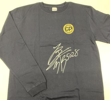 5028原田　才一郎選手サイン入りグランプリロングTシャツ（ネイビー）