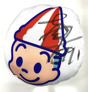 ★NEW★ルーキーシリーズ第9戦スカパー！・JLC杯～オール進入固定～優勝！5191飛田　江己選手サイン入りターンマーク坊やクッション