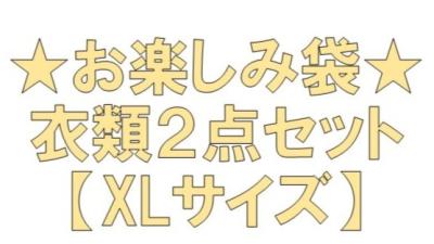 ★お楽しみ袋★衣類２点セット【XLサイズ】