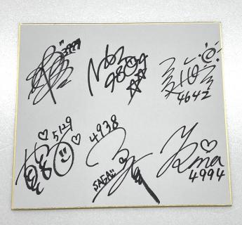 ★NEW★ヴィーナスシリーズ第4戦スマホマクール杯発祥地ドリーム出場選手寄せ書きサイン色紙