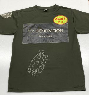 ★NEW★4947間庭　菜摘選手提供サイン入りTシャツ