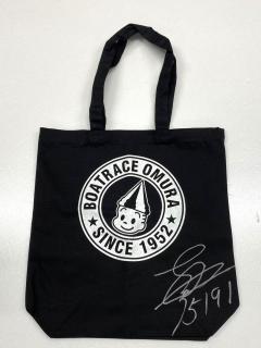 ★NEW★5191飛田　江己選手サイン入りターンマーク坊やトートバッグ