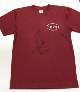 ★NEW★4174赤坂　俊輔選手提供サイン入りTシャツ