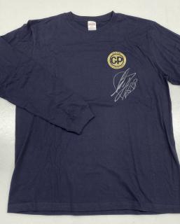★NEW★4688永井　彪也選手サイン入りグランプリロングTシャツ（ネイビー・Lサイズ）