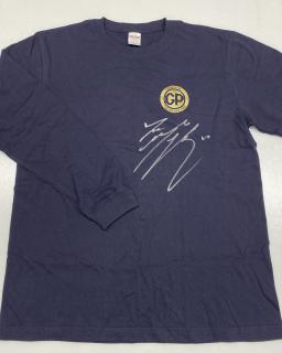 ★NEW★3415松井　繁選手サイン入りグランプリロングTシャツ（ネイビー・Lサイズ）