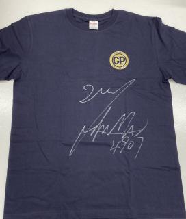 ★NEW★4907小池　修平選手サイン入りグランプリロングTシャツ（ネイビー・Lサイズ）