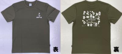 ★NEW★BR大村天才バカボンコラボ半袖Tシャツ【Mサイズ/カーキ】