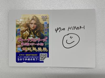 ★NEW★4720西澤 日花里選手サイン入りクオカード【ヴィーナスシリーズ】