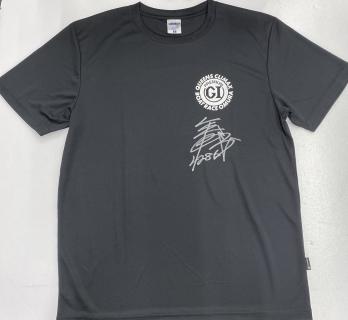 ★NEW★4286平田　さやか選手サイン入りクイーンズクライマックスTシャツ【黒：Lサイズ】