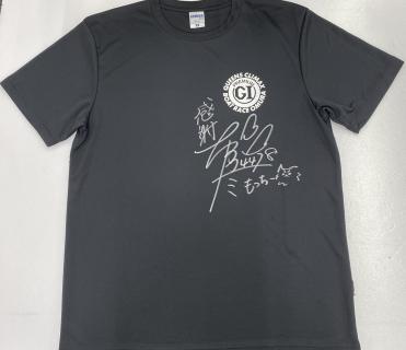 ★NEW★4478櫻本　あゆみ選手サイン入りクイーンズクライマックスTシャツ【黒：Lサイズ】