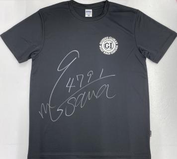 ★NEW★4791黒澤　めぐみ選手サイン入りクイーンズクライマックスTシャツ【黒：Lサイズ】