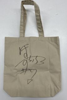 ★NEW★5153佐藤　ほのか選手サイン入り天才バカボンコラボトートバッグ・生成り